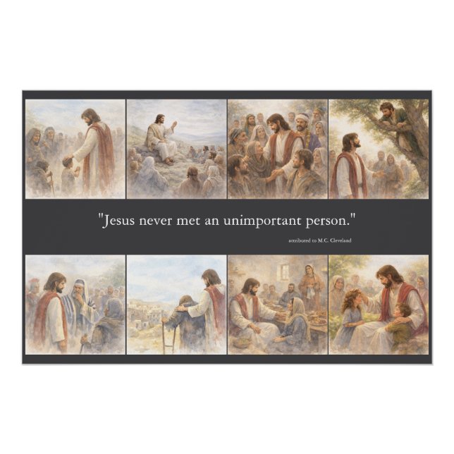 Pôster No unimportant person (Frente)