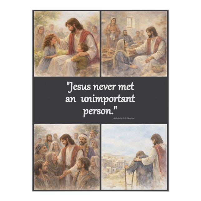 Pôster No unimportant person (Frente)