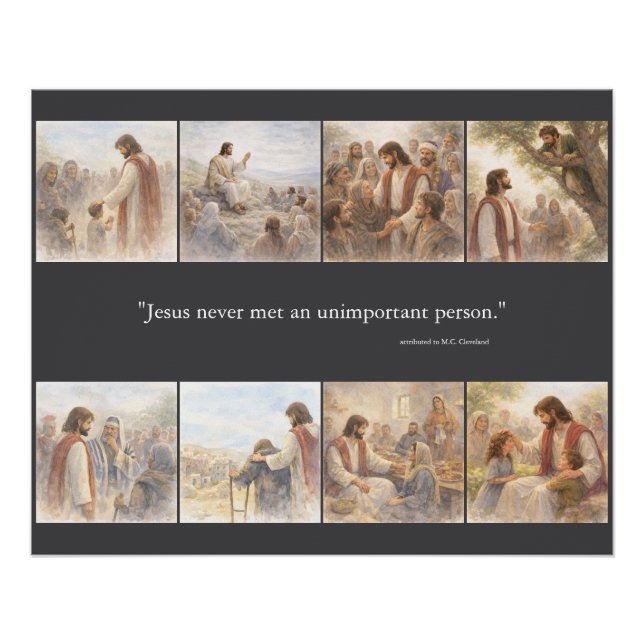 Pôster No unimportant person (Frente)