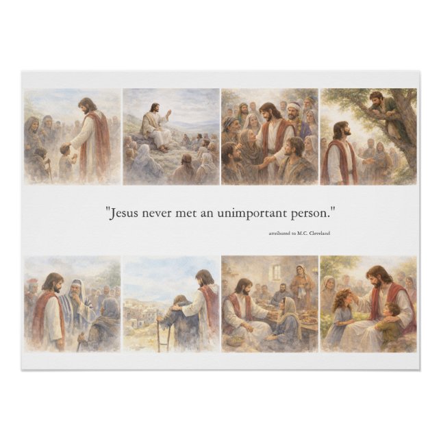 Pôster No unimportant person (Frente)