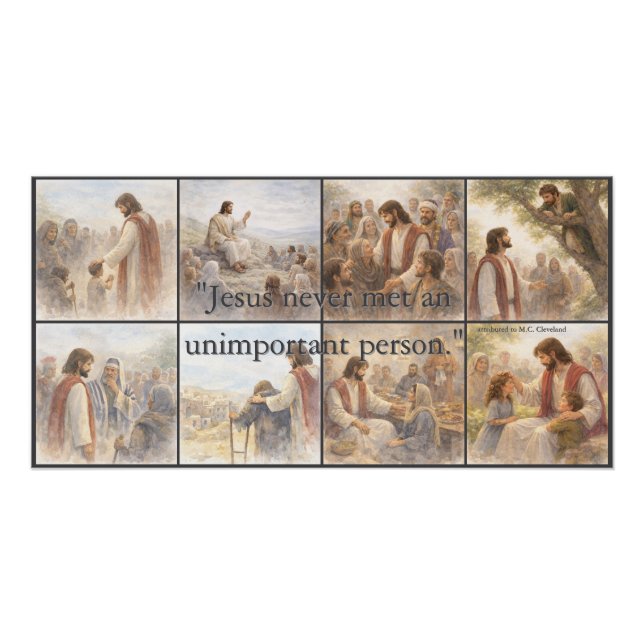 Pôster No unimportant person (Frente)