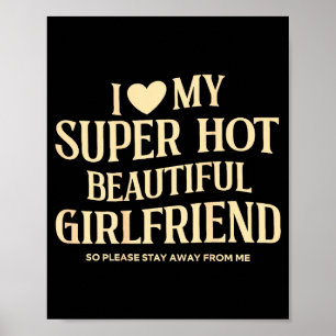 Poster (no Verso) Eu Amo Minha Namorada Super Gostosa e L