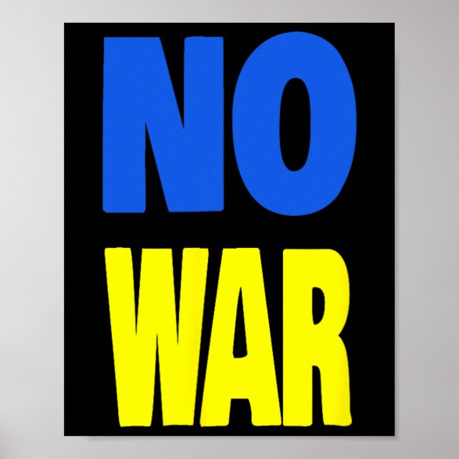 Poster No War Ukraine  (Frente)