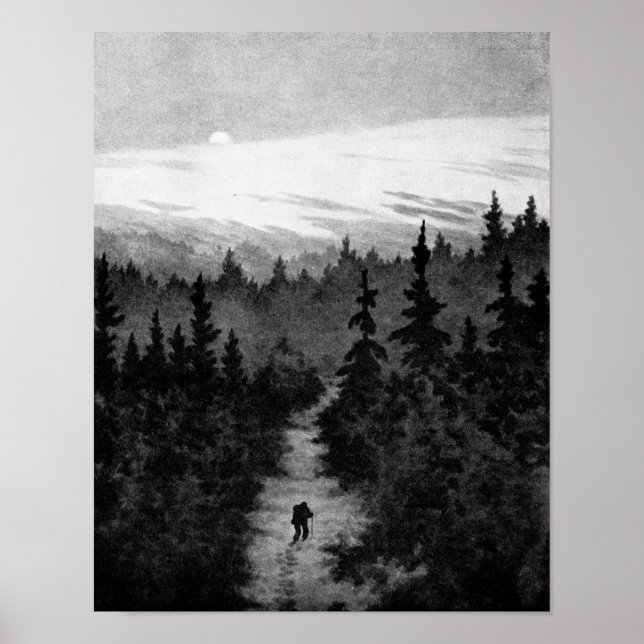 Poster No Woods Theodor Kittelsen (Frente)