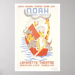 Pôster Noah & a arca WPA 1938