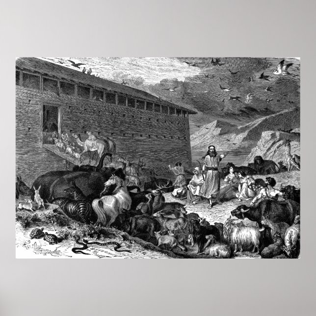 Poster Noah e a Arca (Frente)