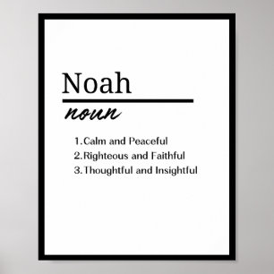 Poster Noah, Menino Definição de Nome Personalizado