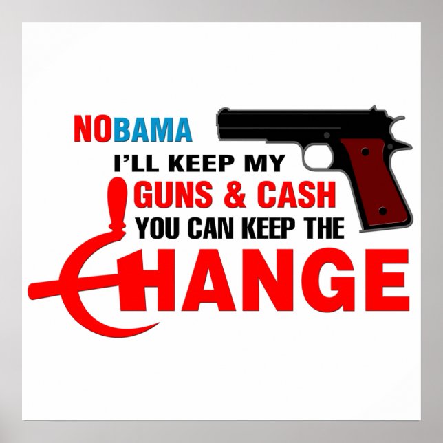 Pôster NOBAMA - Mantenha A Mudança! (Frente)