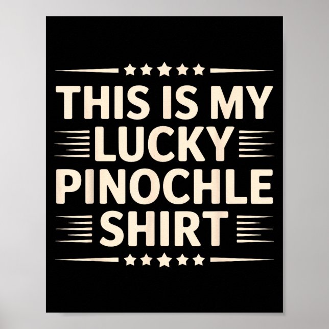 Poster Nochle Art For Men Women Kids Playing Cards Nochle (Frente)