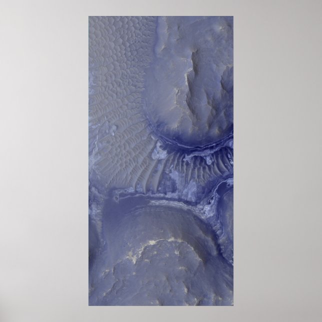 Pôster Noctis Labyrinthus formação em Marte (Frente)