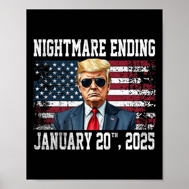Poster Noite Assustadora Terminando 20 de janeiro de 2025 (Frente)