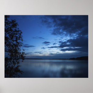 Pôster Noite azul