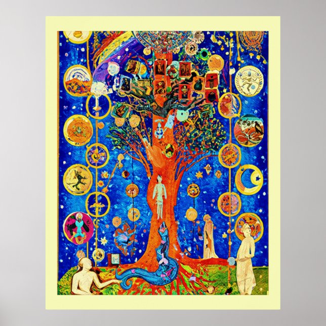 Poster Noite da Árvore Mundial (Frente)