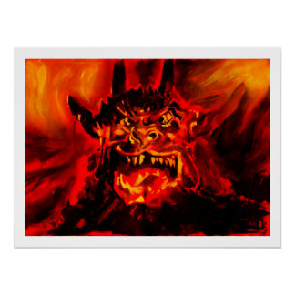 Pôster Noite da pintura do Demônio