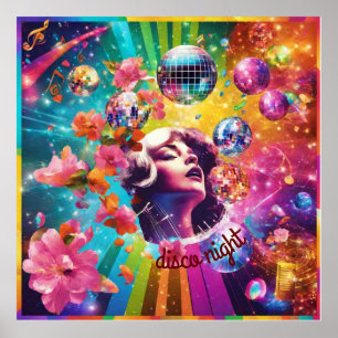 Poster Noite de discoteca