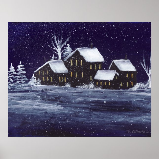 Poster Noite de inverno (Frente)