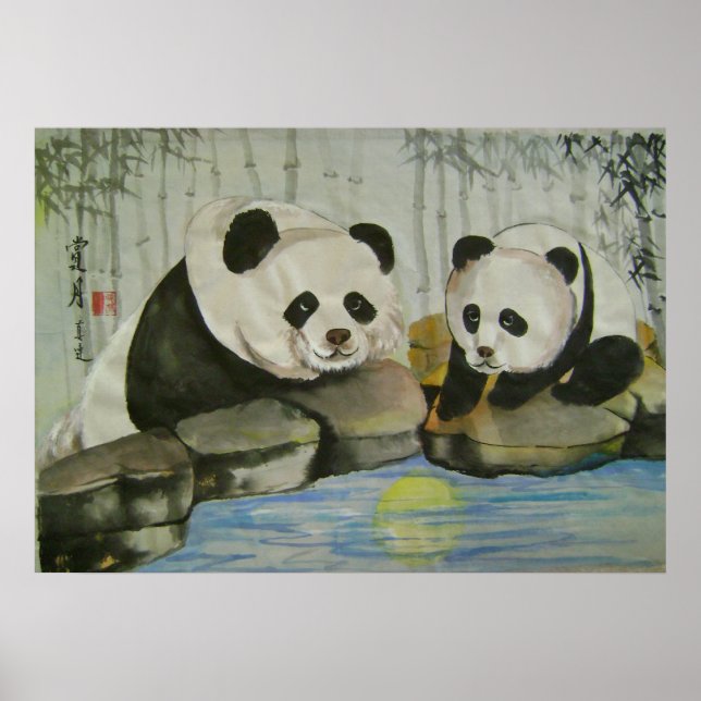 Pôster noite de lua (Frente)