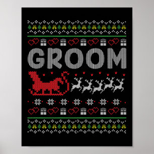 Poster Noite de Natal da Noite de Natal Feliz Casal Gi