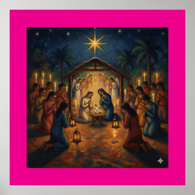 Poster Noite de Natal – Homenagem a Gauguin (Frente)