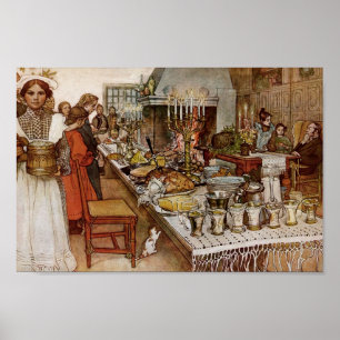 Pôster Noite de Natal Julaftonen