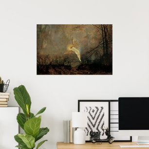 Pôster Noite de plenos Verões por Grimshaw, arte do