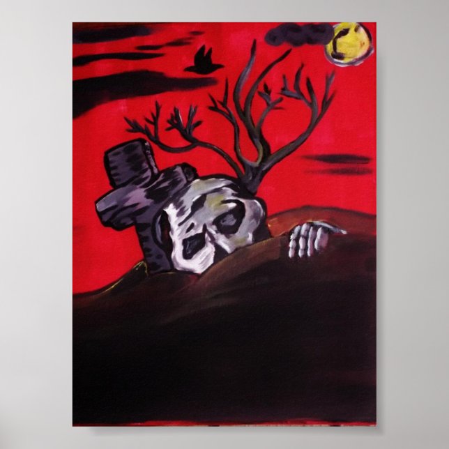 Poster Noite de Zombie (Frente)