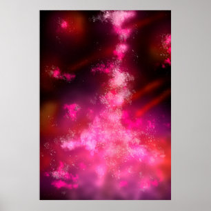 Poster Noite do Céu Rosa