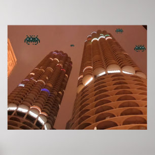 Poster Noite dos Invasores da Marina City