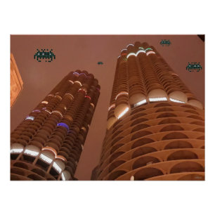 Pôster Noite dos Invasores da Marina City