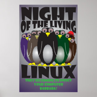 Pôster Noite dos Pinguins Vivos