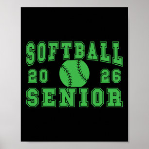 Poster Noite dos Veteranos de Softbol Softbol Veterano Gr