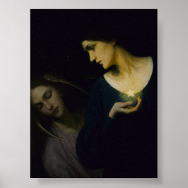 Poster "Noite e sua filha dormindo"