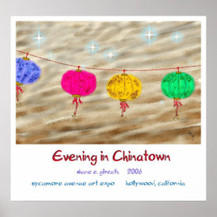 PÔSTER NOITE EM CHINATOWN