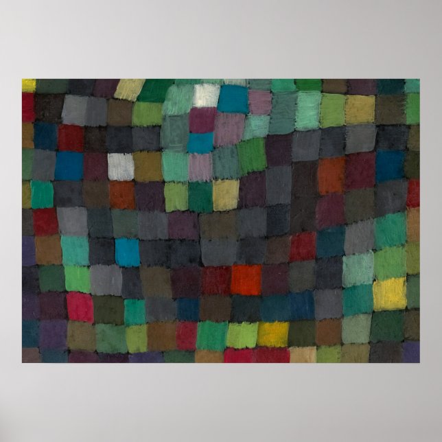 Poster Noite em N por Paul Klee (Frente)