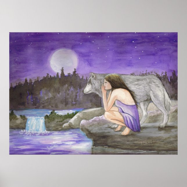 Pôster noite estrelada de Lori Karels (Frente)