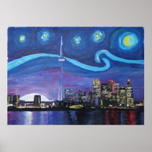 Pôster Noite estrelado em Toronto