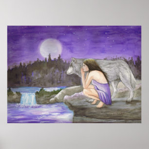 Pôster noite estrelado por Lori Karels