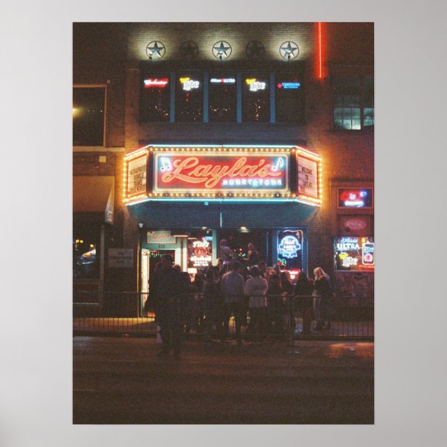 Poster Noite na Layla (Frente)