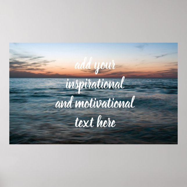 Poster Noite no mar (Frente)