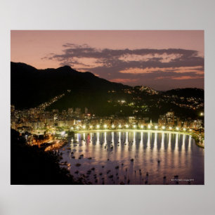 Pôster Noite no Rio de Janeiro, Brasil