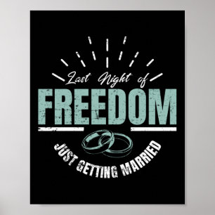 Poster Noite Passada Do Casado De Liberdade Noite Noiva L