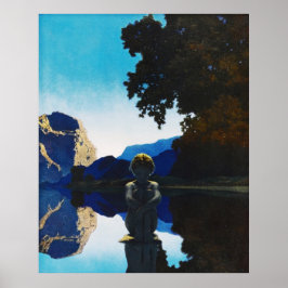 Pôster Noite, por Maxfield Parrish