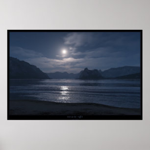 Poster noite romântica