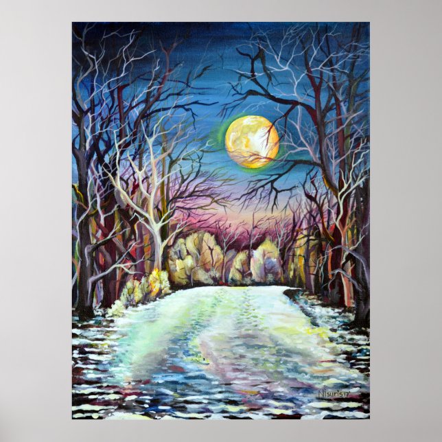 Pôster Noite Silenciosa na Suecia (Frente)