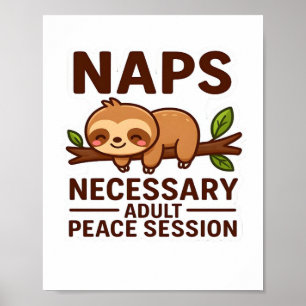 Poster Noites Bons - Sessão De Paz Para Adultos Necessári