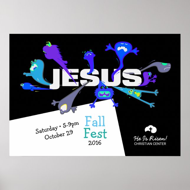 Pôster Noites de Jesus assustadas (Frente)