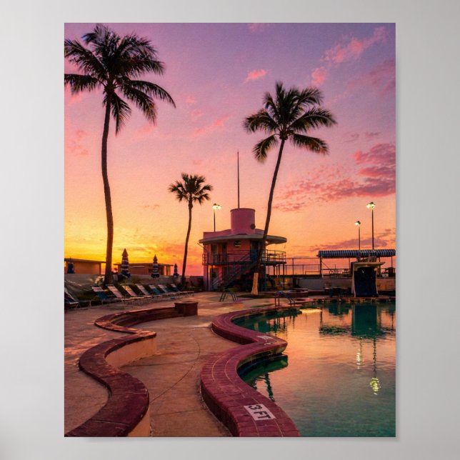 Poster Noites de Miami (Frente)