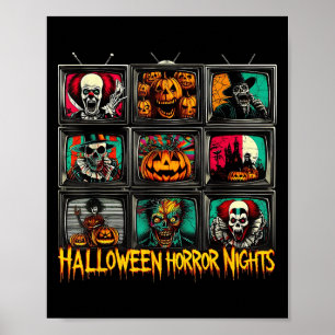 Poster Noites de Terror do Halloween Filme Assustador