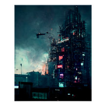 Noites sem sono na estrutura do edifício em alta e