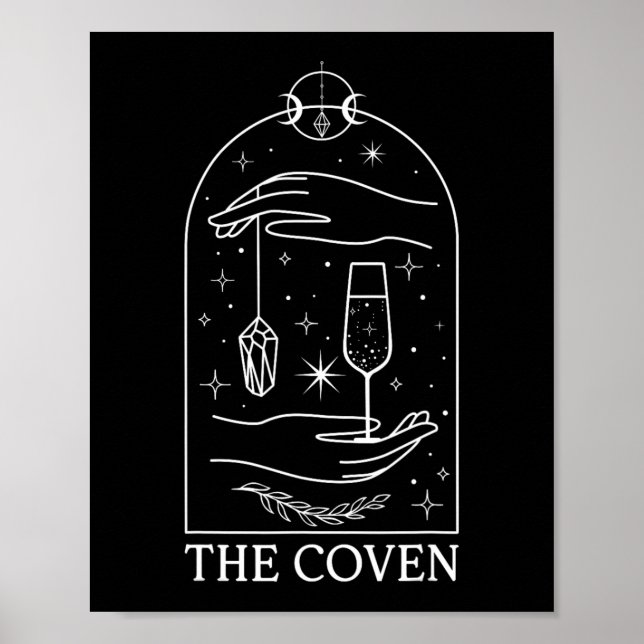 Poster Noiva de Coven Gothic Witchy Tarot Correspondente  (Frente)
